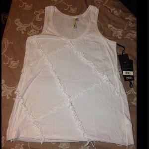 TRADED AUTHENTIC EDUN $198  fringed tank