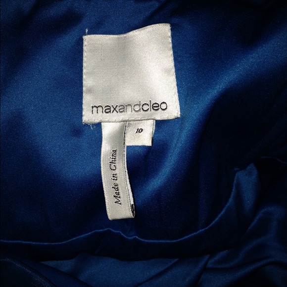 maxandcleo long blue prom dress - Picture 3 of 3