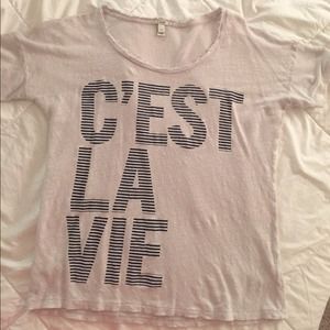 J. Crew C'est La Vie tee