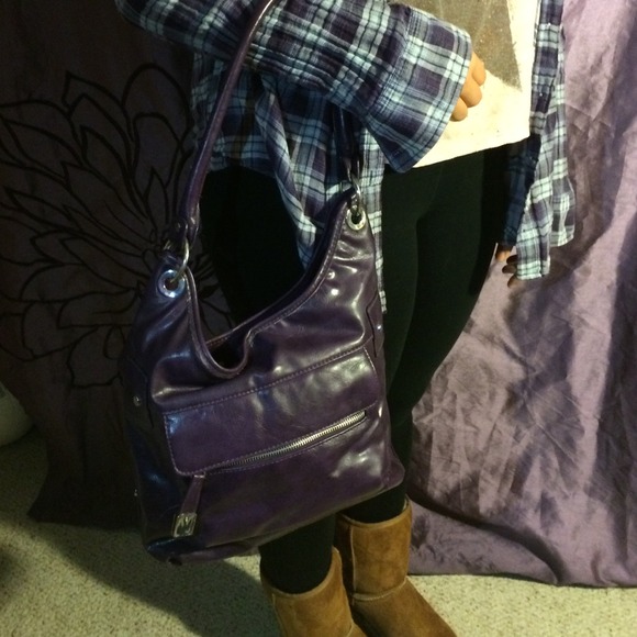 Deep Purple Purse - Picture 3 of 3