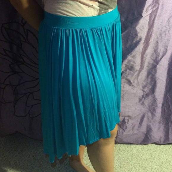 high-low real skirt