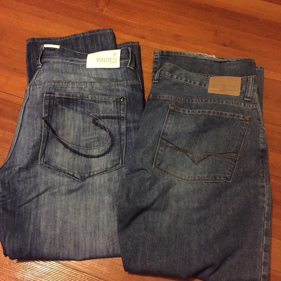 2 mixed same size men's jeans