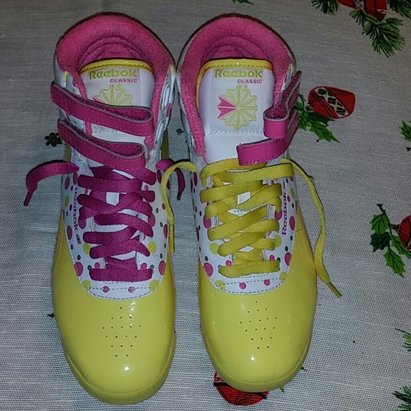 Reebok Freestyle Hi Yellow
