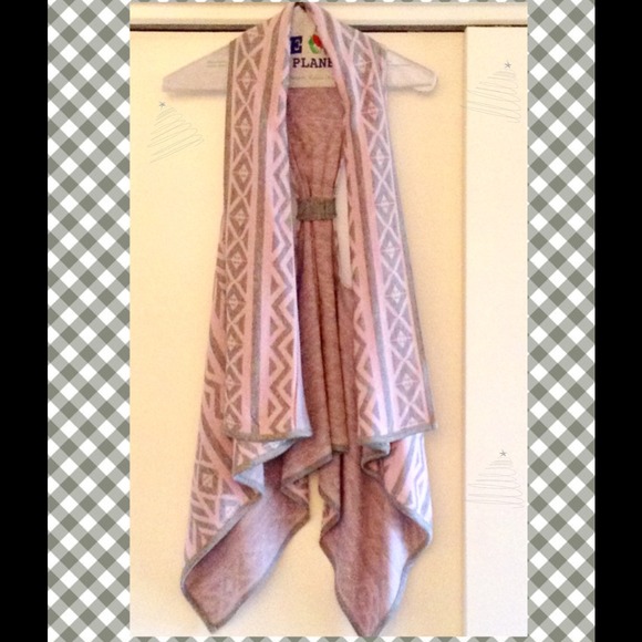 Soft pink/ gray cardigan/ NWT😀Sale😍😍 - Picture 2 of 3