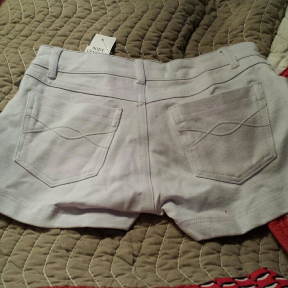 White shorts body central