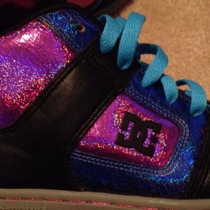 rainbow dc high tops