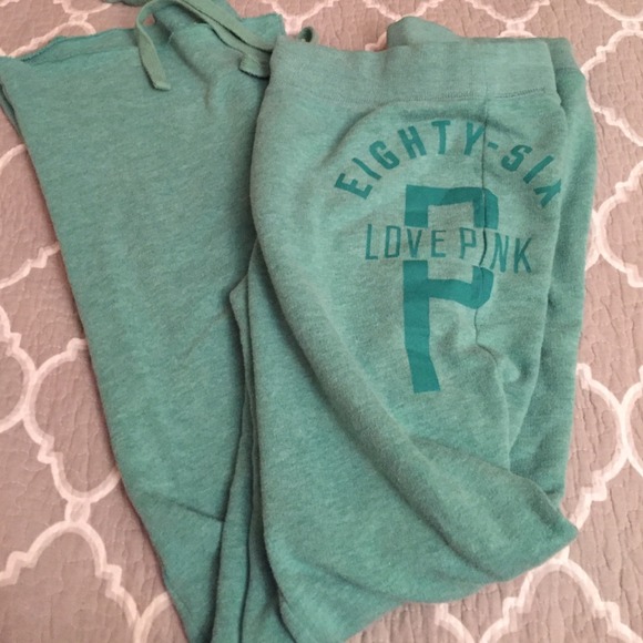 Light green Victoria's Secret PINK lounge pant