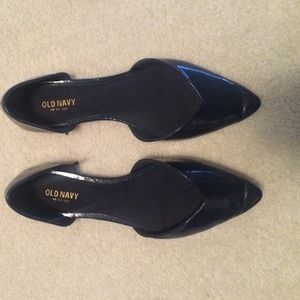 Navy Size 8 Old Navy pointed-toe flats