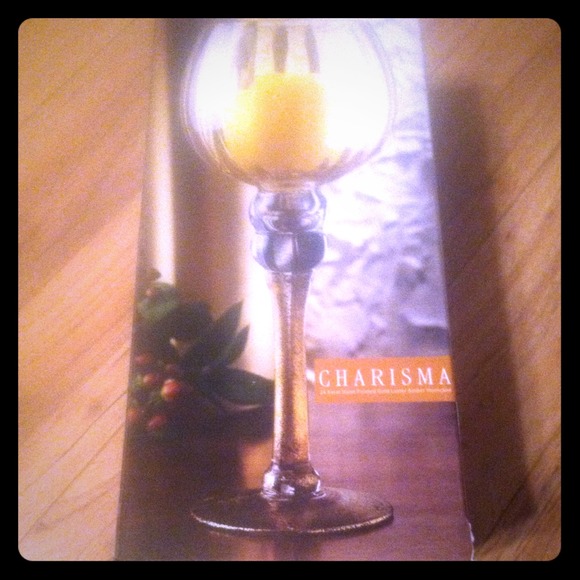 Glass Candleholder