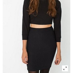 American apparel riding skirt