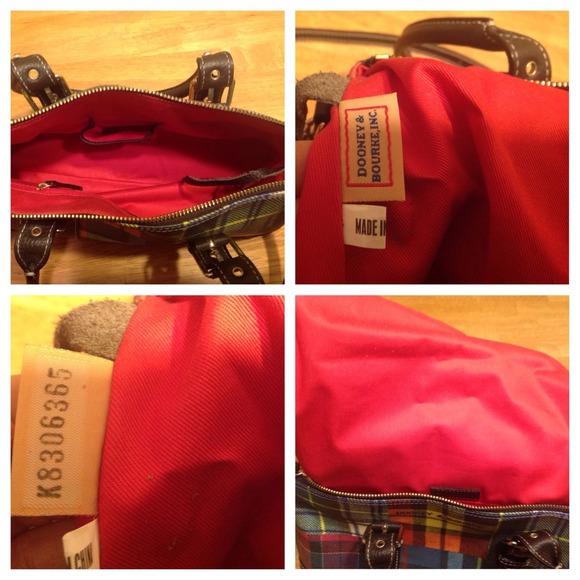 BUNDLED NOT FOR SALE Dooney & Bourke Plaid Ladybug - Picture 3 of 4