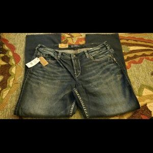 New! Silver Jeans Plus Suki Slim Bootcut, 18 x 31
