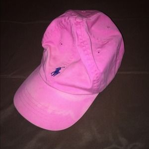 Pink polo hat