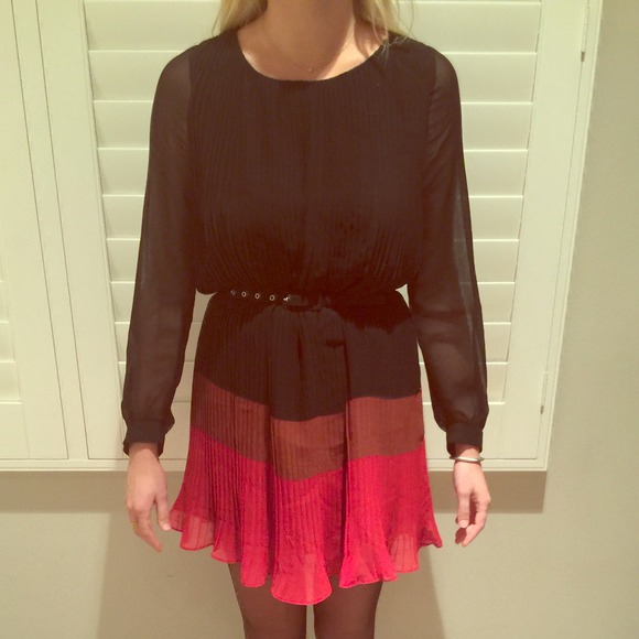 French Connection color block dress