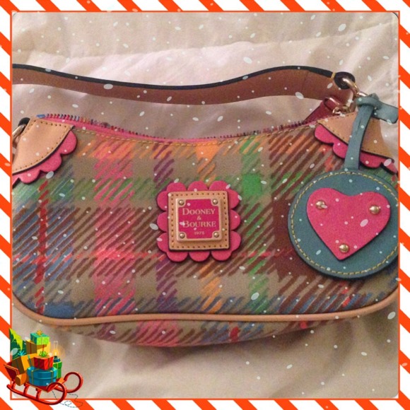 💥authentic multi-color Dooney Bourke hand bag 💫