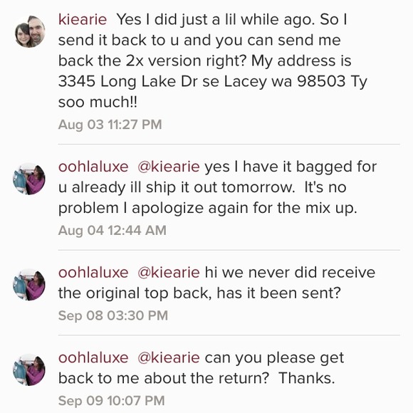 Do not buy from/sell to @kiearie