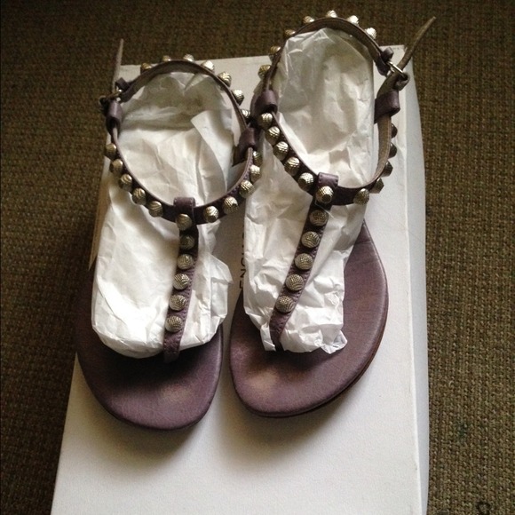Balenciaga giant hardware sandals Lavender - Picture 2 of 4