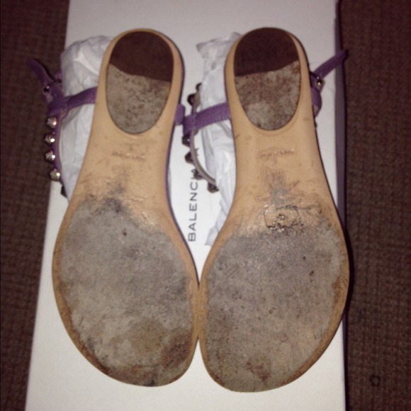 Balenciaga giant hardware sandals Lavender - Picture 3 of 4