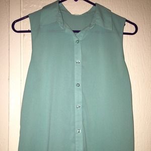 Cute Turquoise Blouse