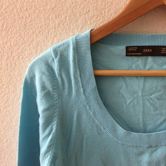 Zara scoop neck knit sweater - Picture 1 of 2