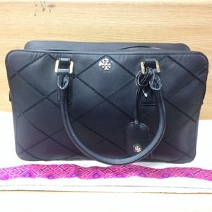 Tory Burch Robinson Stitched Square Satchel