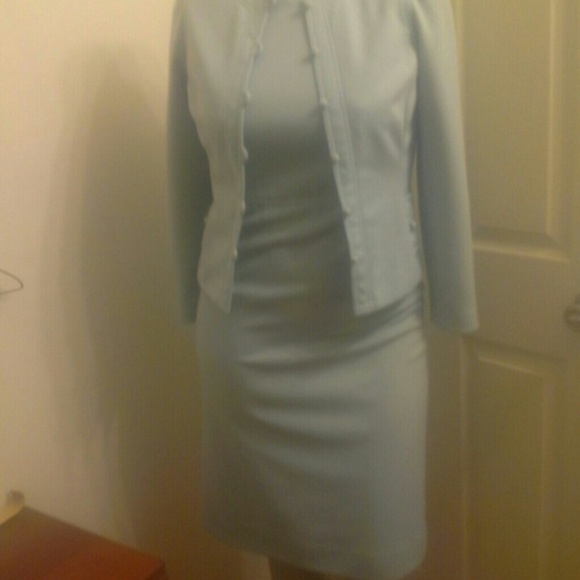 VINTAGE baby blue 2-pc - Picture 2 of 4