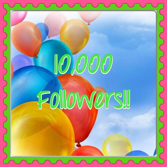 🎉🎊10,000 Followers!! I did it with your help!!