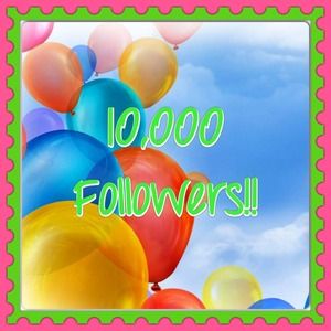 🎉🎊10,000 Followers!! I did it with your help!!