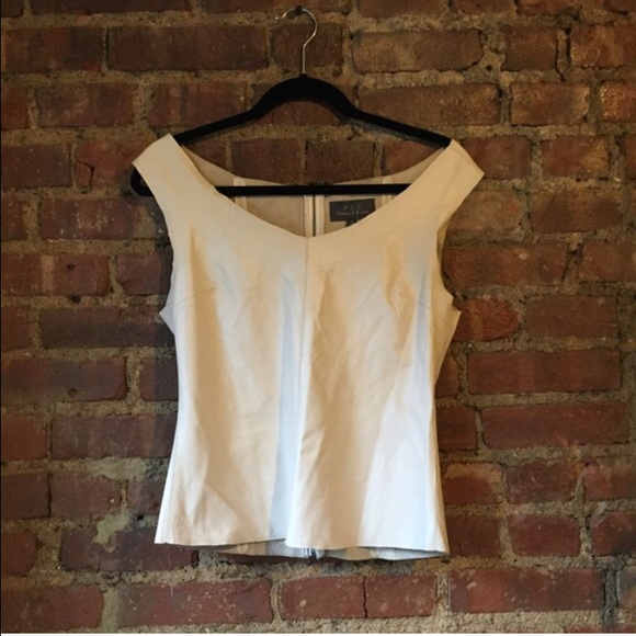 *HOST PICK* Real Leather zipup top! - Picture 4 of 4