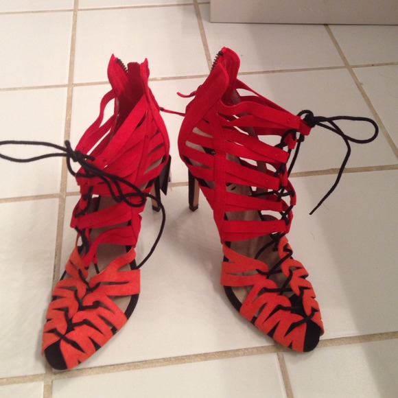 Zara multi colored pumps