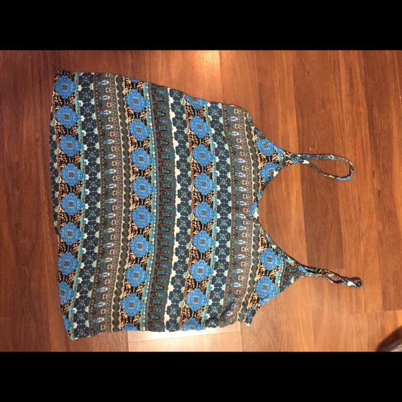 Tribal pattern tank top