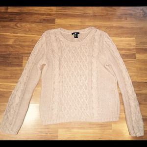 H&M cream sweater