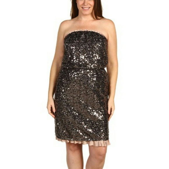 🚫SOLD🚫  Bronze Sequin Gown