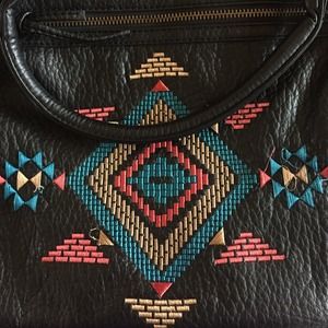 Black cross body purse