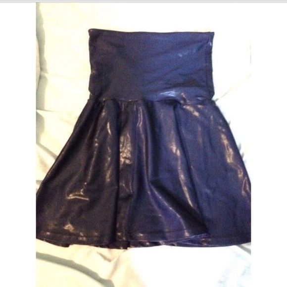 American Apparel Navy Blue Versatile Skirt