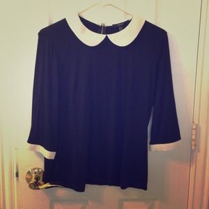 Peter Pan collar top