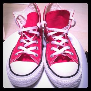 Chuck Taylor red canvas