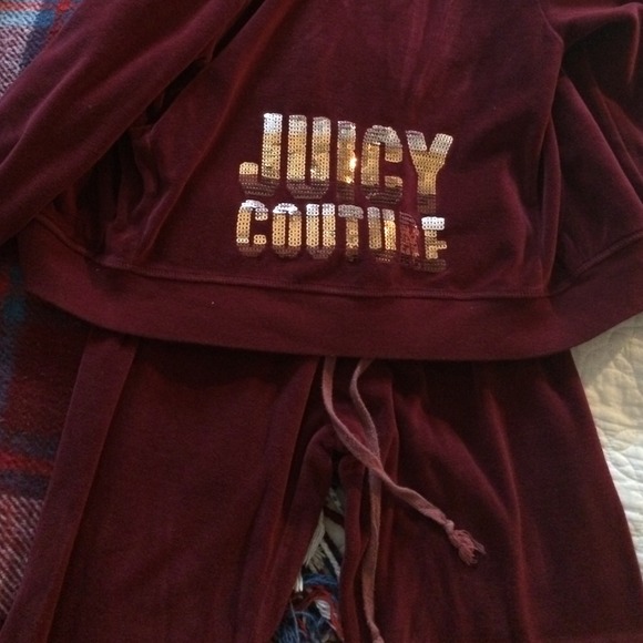 Juicy Couture Velour Sequined Sweatsuit