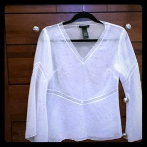 Kenneth Cole sheer blouse