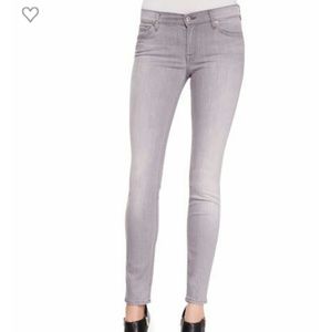 7 For all Mankind The Skinny Jeans in Spring gray