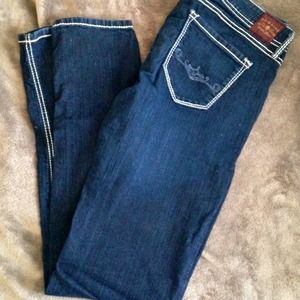👖Dark wash skinny denim