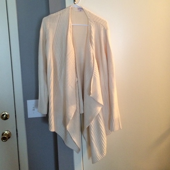 Cream open cardigan