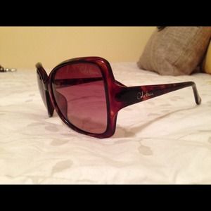 Cole Haan turquiose oversized sunglasses