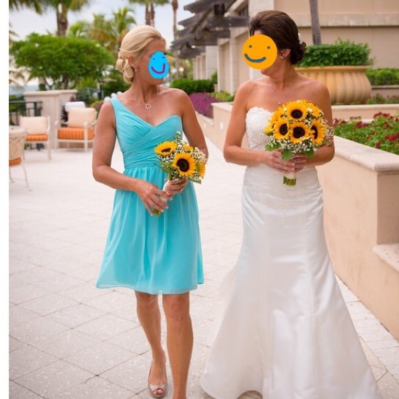 Dresses & Skirts - 💥Light Aqua Cocktail, Prom, Party Dress! Sz.4/5/6