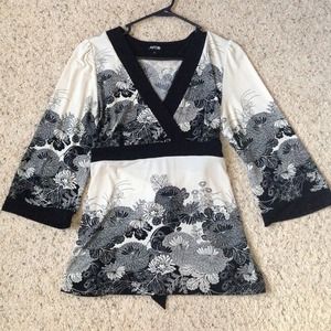 Japanese Inspired Chrysanthemum Chemise