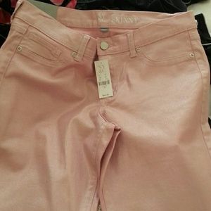 Express sparkly skinny jeans