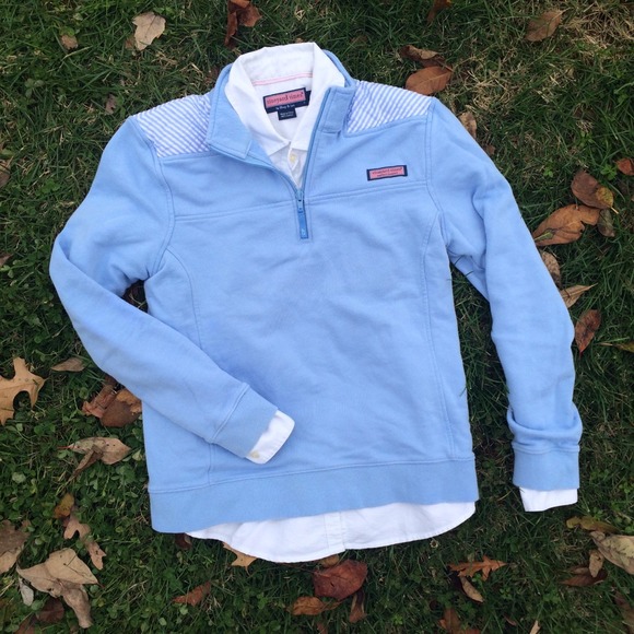Vineyard Vines Sweaters - 🚫SOLD Blue Seersucker Shep Shirt & White Button-D Vineyard Vines Sweaters - 🚫SOLD Blue Seersucker Shep Shirt & White Button-D