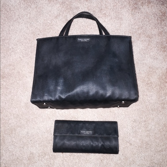 kate spade Handbags - Kate Spade "SAM" black purse and wallet bundle