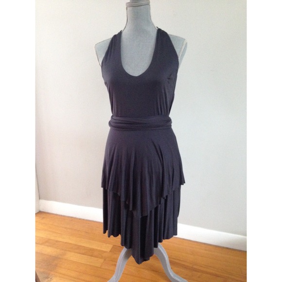 Charcoal grey dress