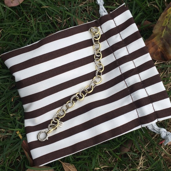 🚫SOLD David Yurman Oval Link Bracelet Medium with - Picture 4 of 4
